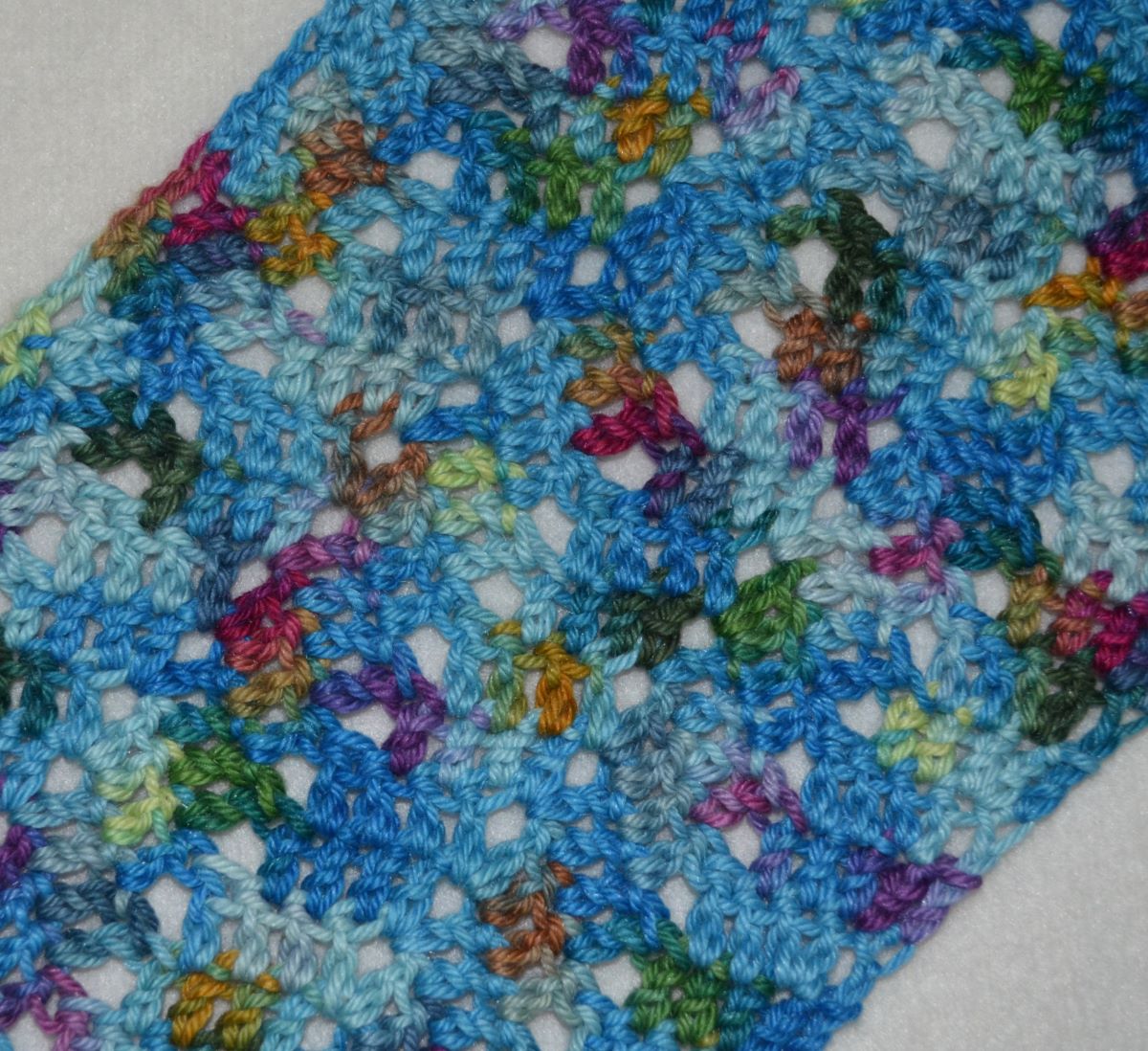 Scarf - Blue Rainbow