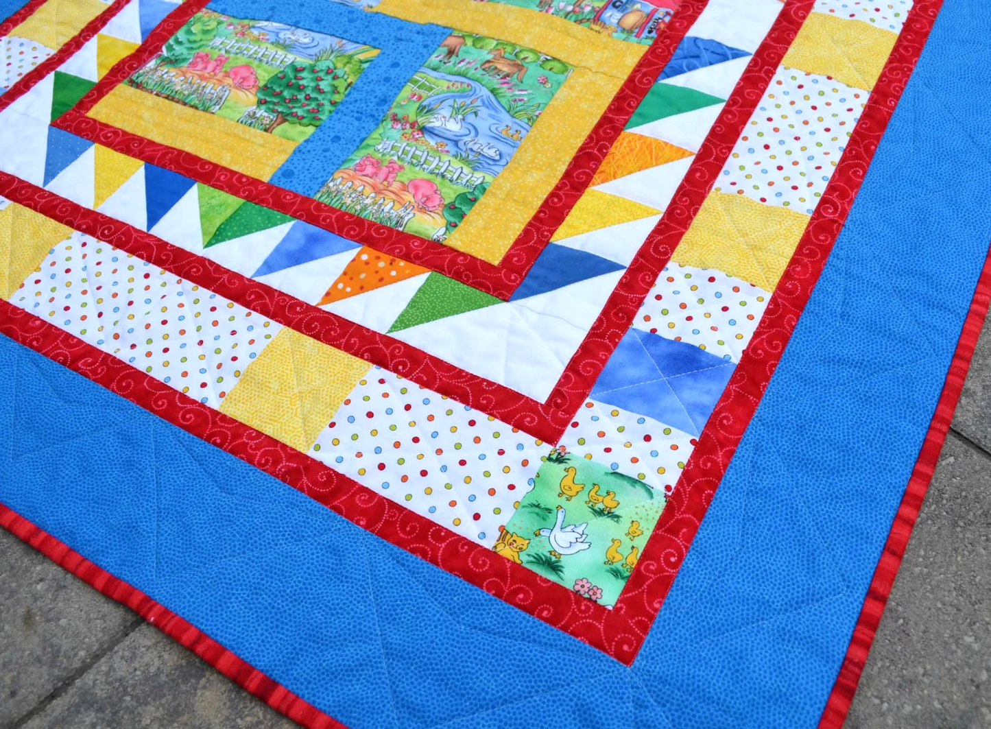 Baby Quilt - Farm Fences