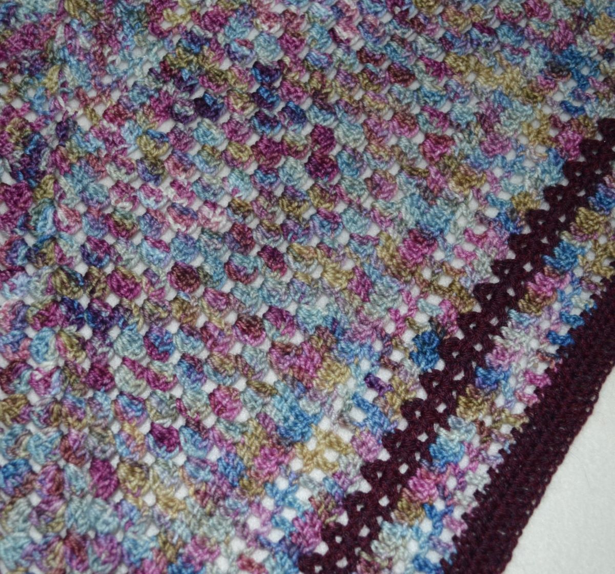 Shawl - Maroon Striped