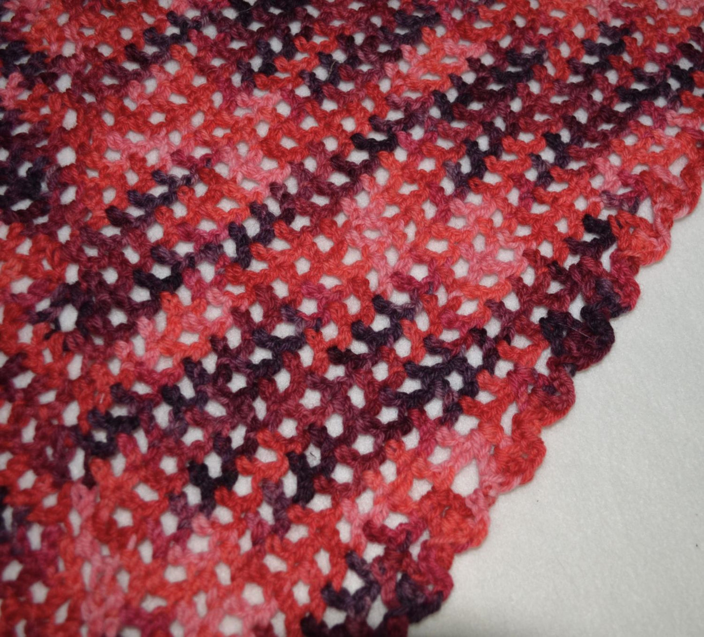 Shawl - Red Variegated