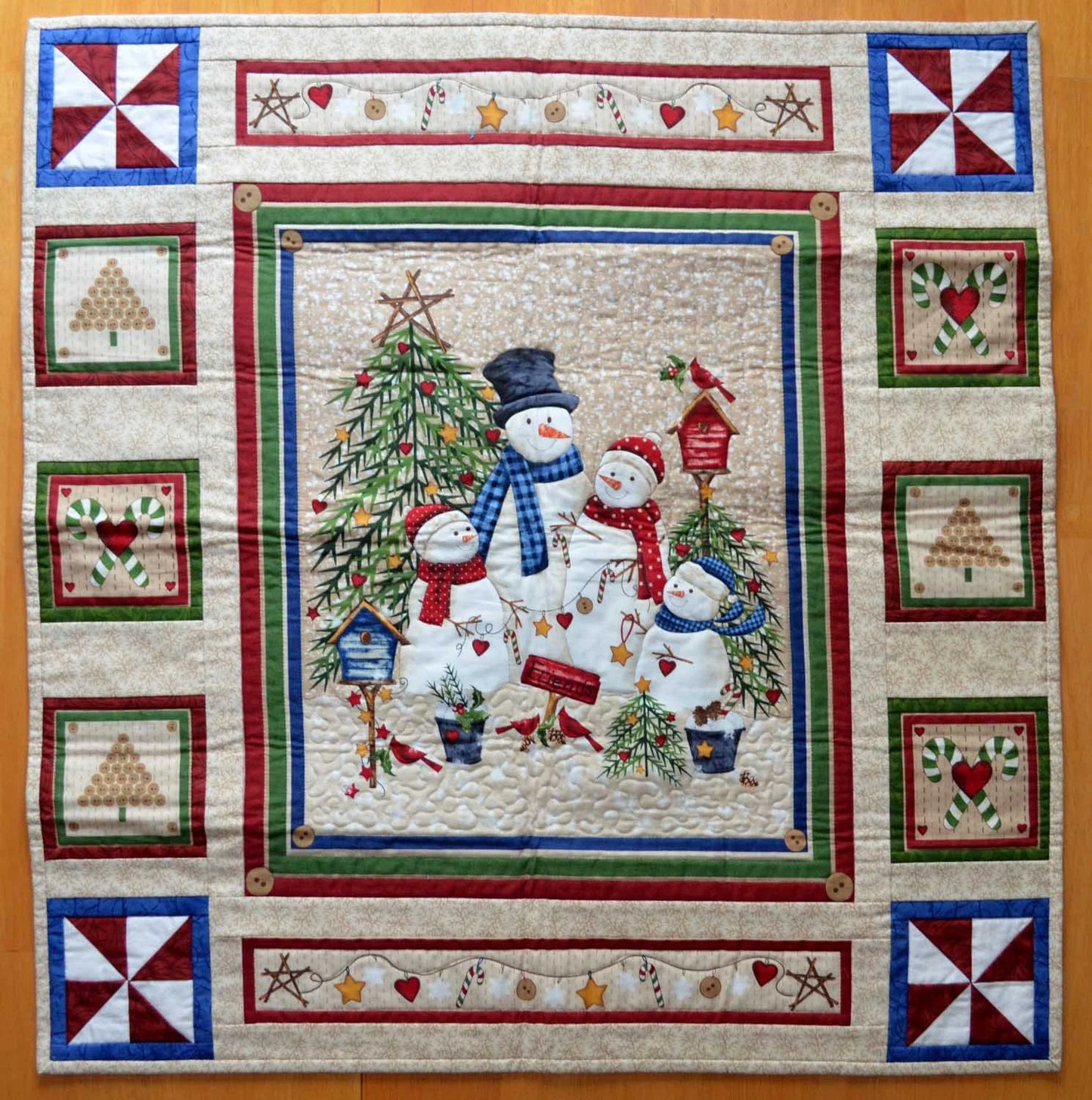 Wall Hanging - Snow Family Holiday