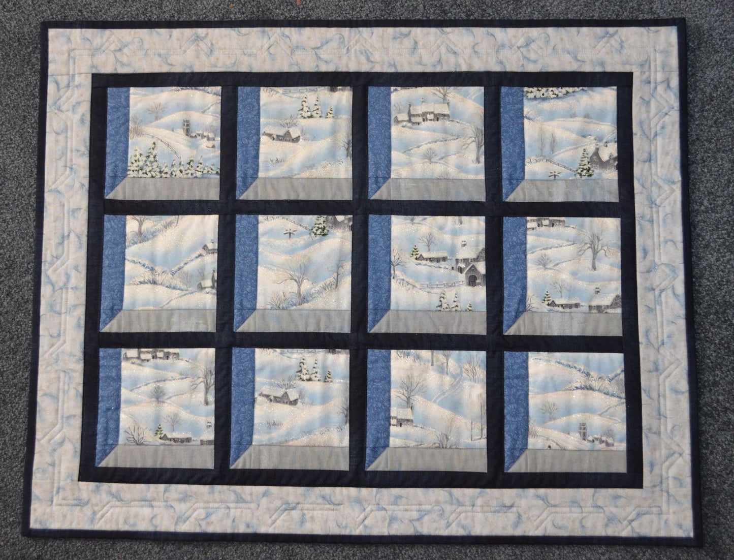 Wall Hanging - Snowy Windows