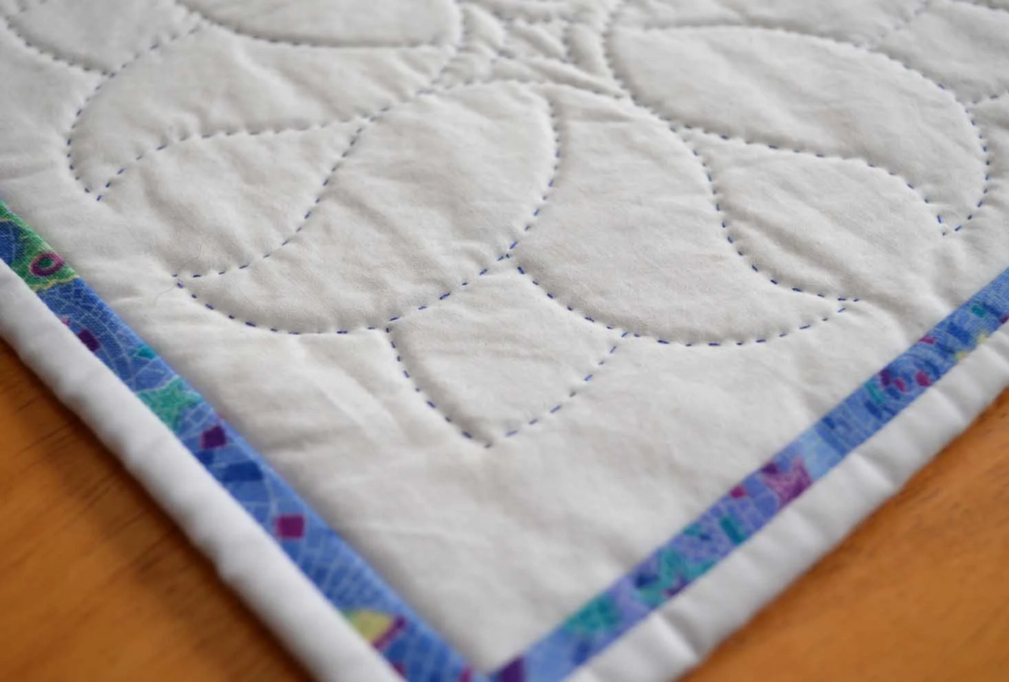 Placemat - Hand Quilted Tulips