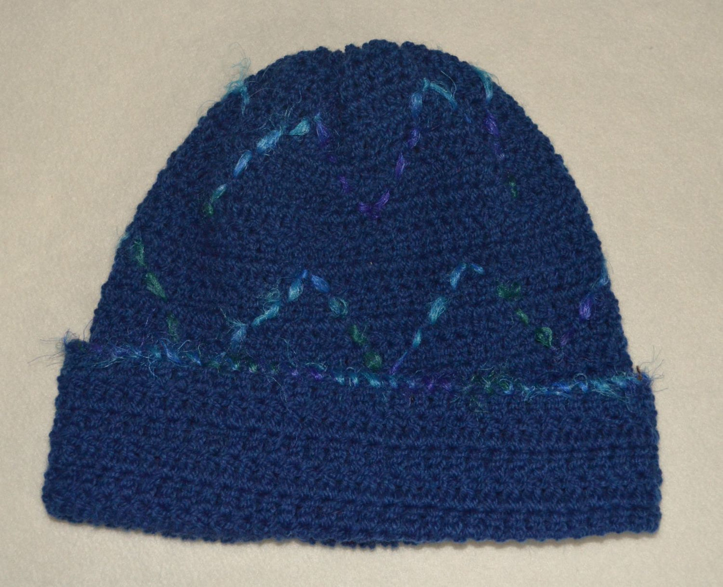 Hat - Blue with Weave