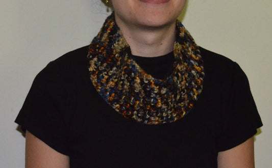 Cowl - Brown & Gold