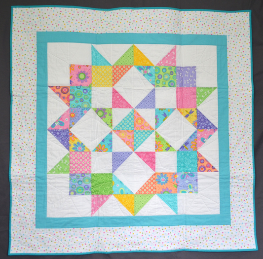 Baby Quilt - Star Diamond