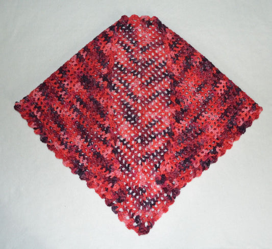 Shawl - Red Variegated