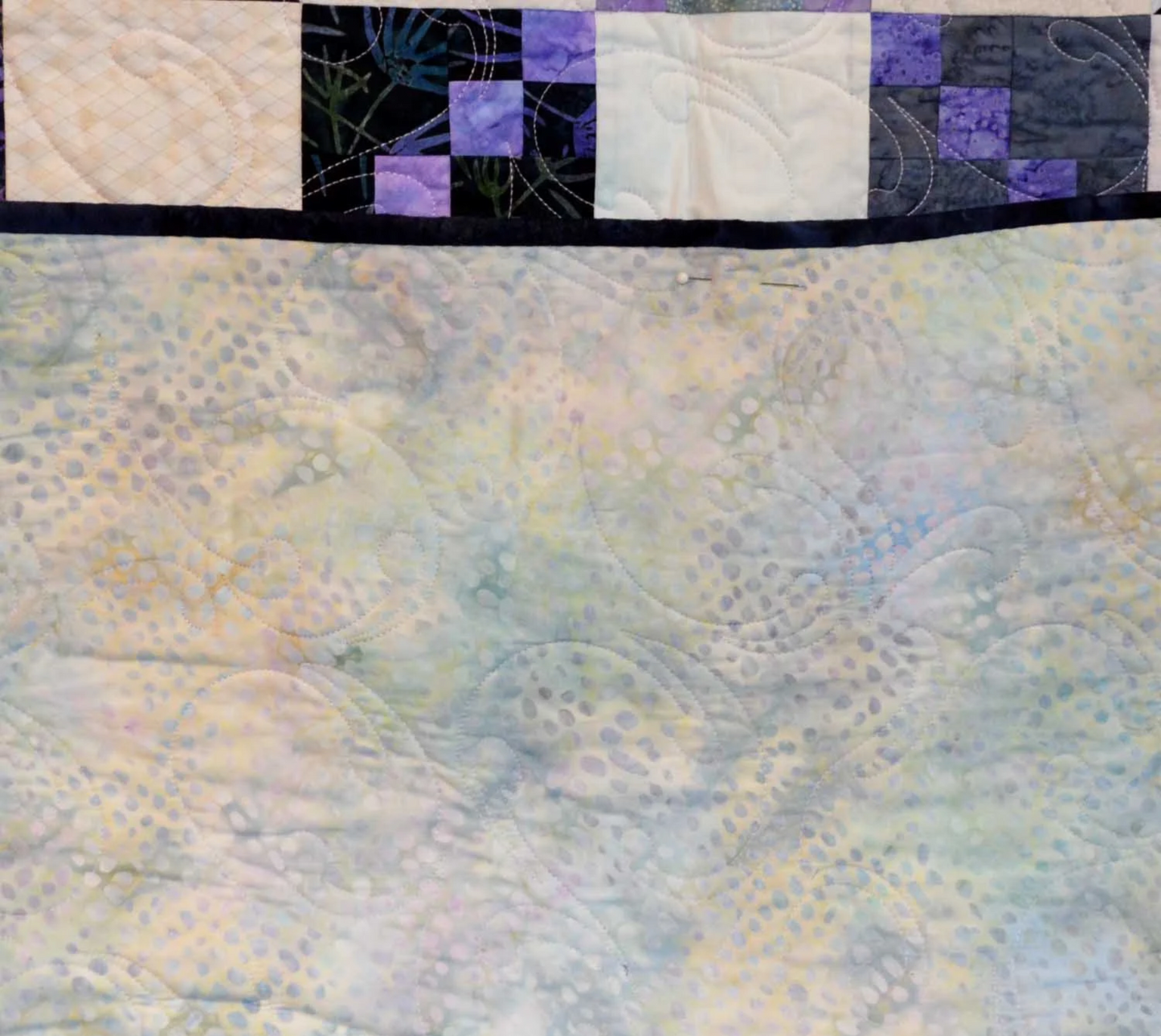 Bed Quilt - Scrap-Bag Stars Twin